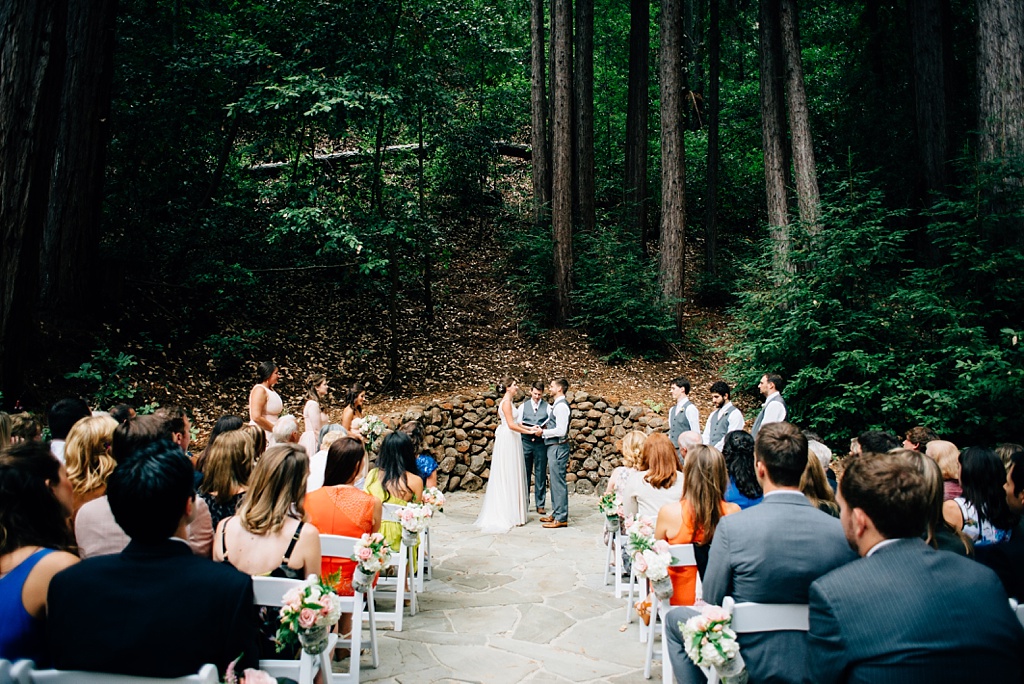 Santa Cruz Stones and Flowers wedding photos