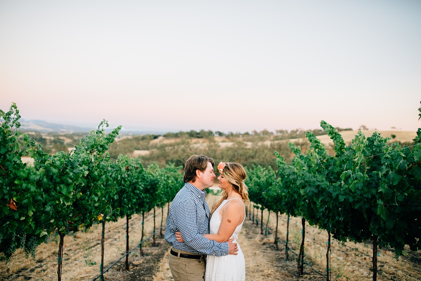 Paso Winery engagement photos