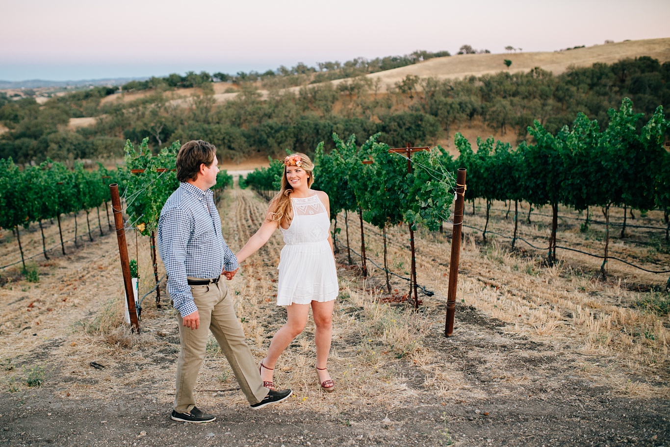 Paso Winery engagement photos